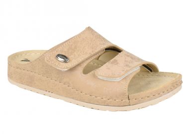 Γυναικείες Ανατομικές Παντόφλες | VESNA | 880331 | Μπεζ - Vesna - 